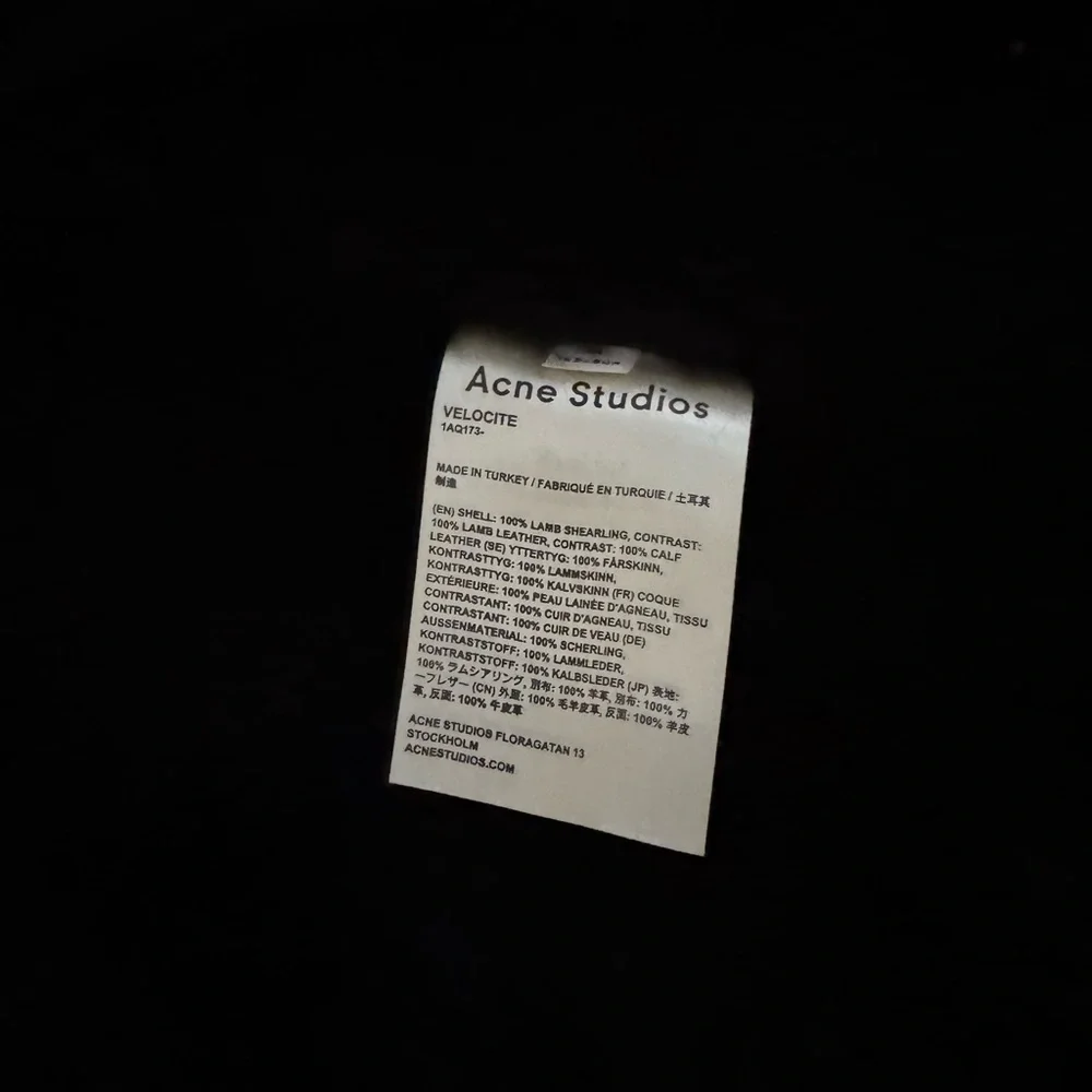 Acne Studios VELOCITE Shearling Jacket Size 34 (S) - Picture 8 of 9